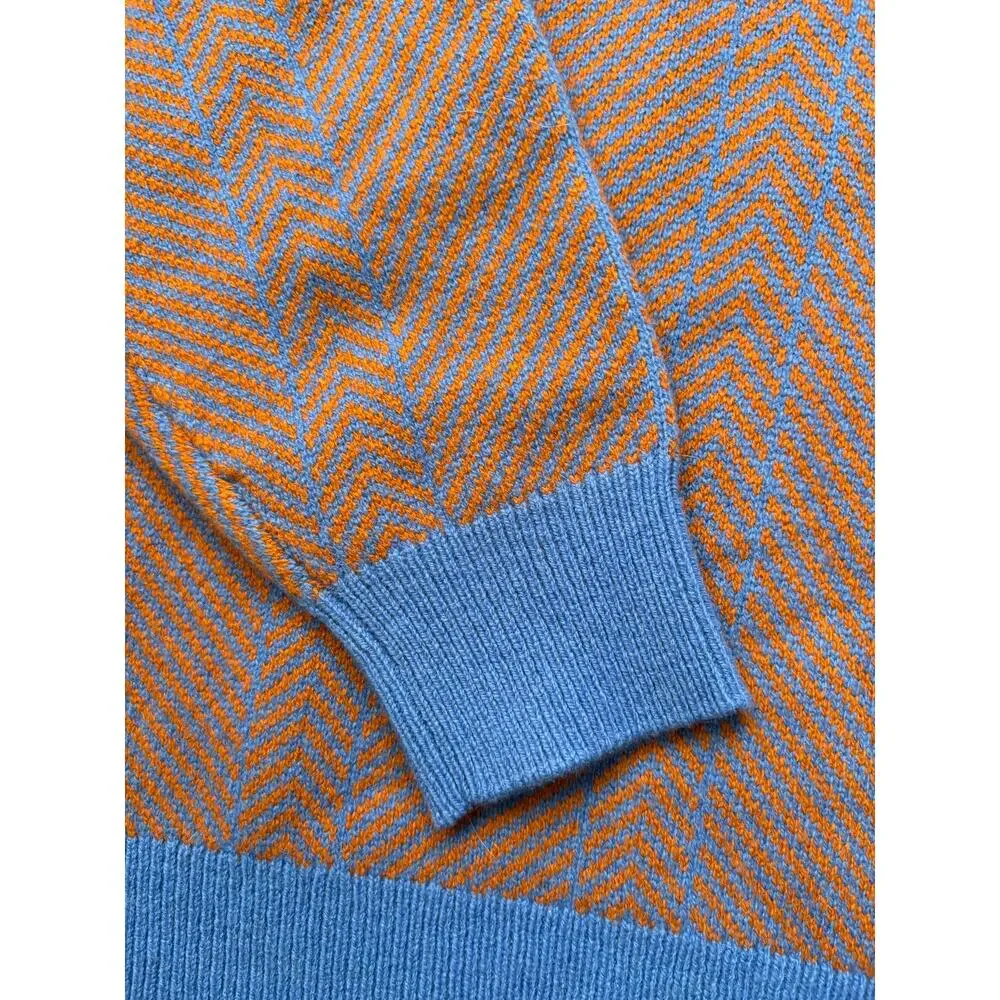 NWT Uniqlo x JW Anderson Lambswool Herringbone Crewneck Sweater Mens Size XL